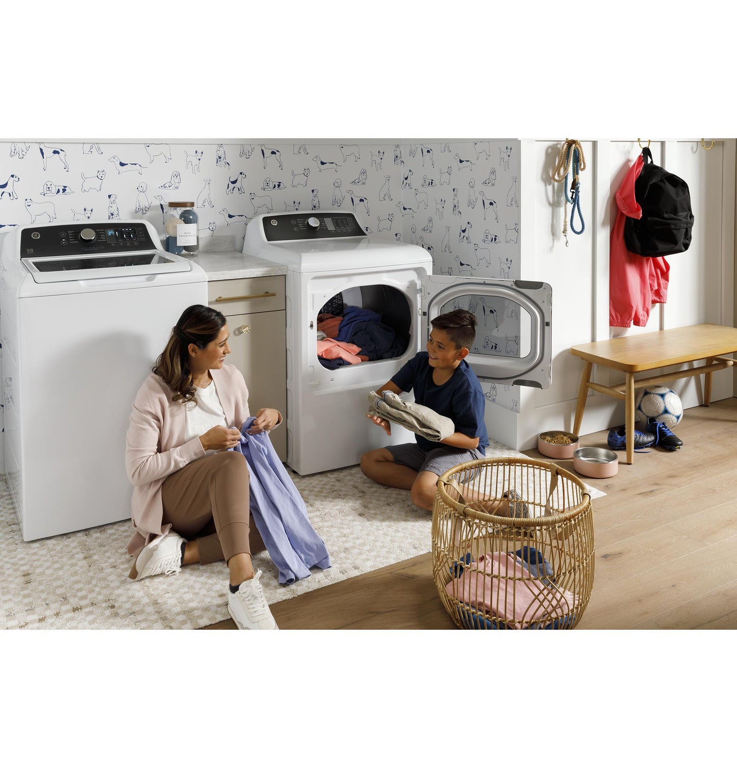 Ge Appliances GTD58EBSVWS Ge® 7.4 Cu. Ft. Capacity With Sensor Dry Electric Dryer