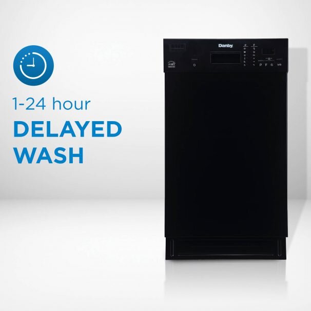 Danby DDW1804EB Danby 18" Black Built In Dishwasher