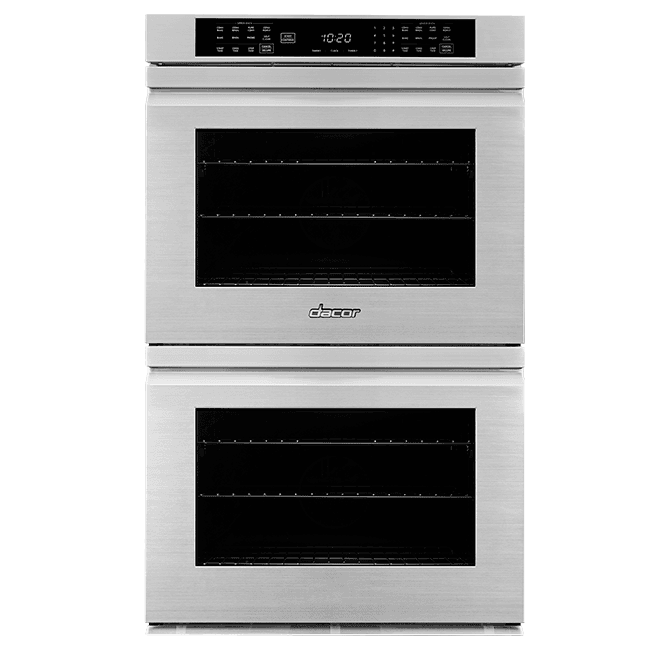 Dacor HWO230FS 30" Double Wall Oven, Silver Stainless Steel With Flush Handle