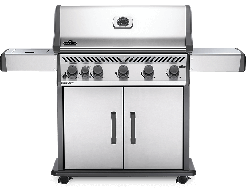 Napoleon Bbq RXT625SIBPSS1A Rogue Xt 625 Sib With Infrared Side Burner And Smoker Box , Stainless Steel , Propane