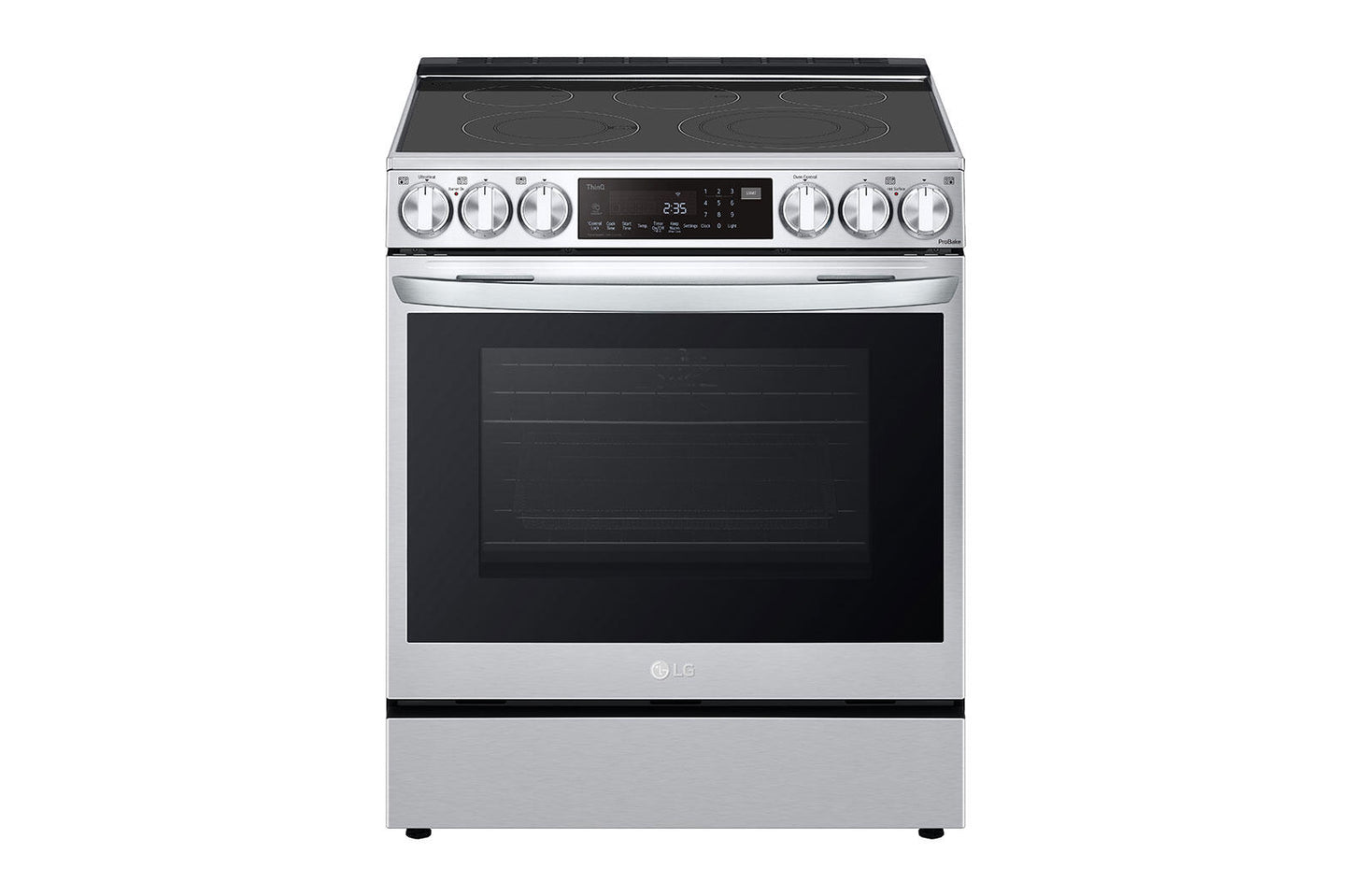 Lg LSEL6335F 6.3 Cu Ft. Smart Wi-Fi Enabled Probake Convection® Instaview® Electric Slide-In Range With Air Fry