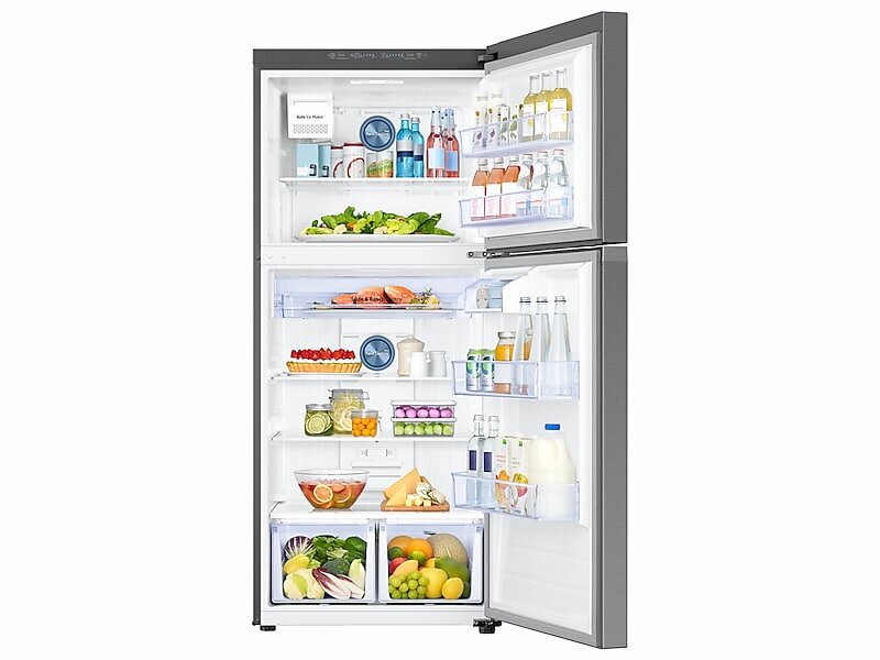 Samsung RT21M6215SR 21 Cu. Ft. Top Freezer Refrigerator With Flexzone&#8482; And Ice Maker In Stainless Steel