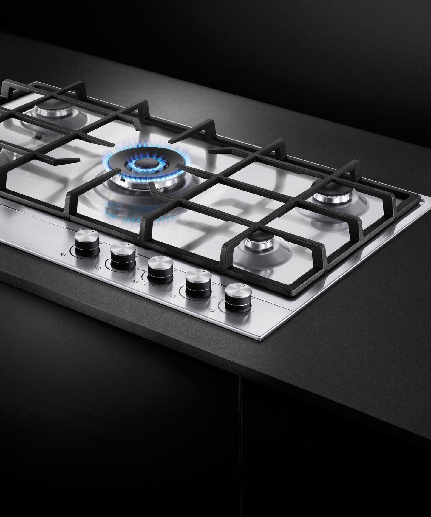 Fisher & Paykel CG365DLPX1N Gas On Steel Cooktop, 36", Lpg