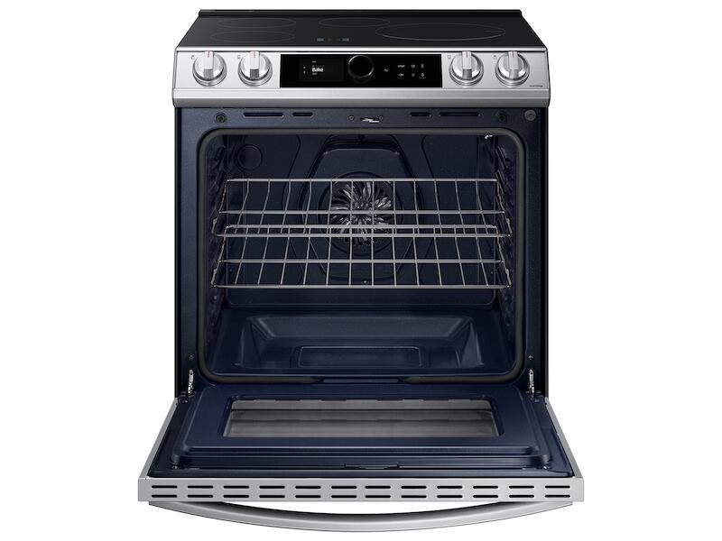 Samsung NE63T8911SS 6.3 Cu. Ft. Smart Slide-In Induction Range With Smart Dial & Air Fry In Stainless Steel