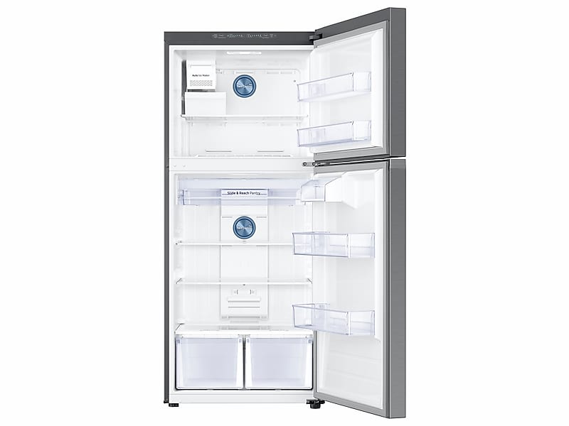 Samsung RT18M6215SR 18 Cu. Ft. Top Freezer Refrigerator With Flexzone&#8482; And Ice Maker In Stainless Steel