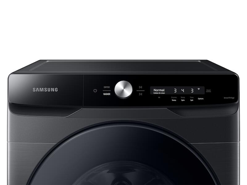 Samsung WF50A8600AV 5.0 Cu. Ft. Extra-Large Capacity Smart Dial Front Load Washer With Cleanguard&#8482; In Brushed Black