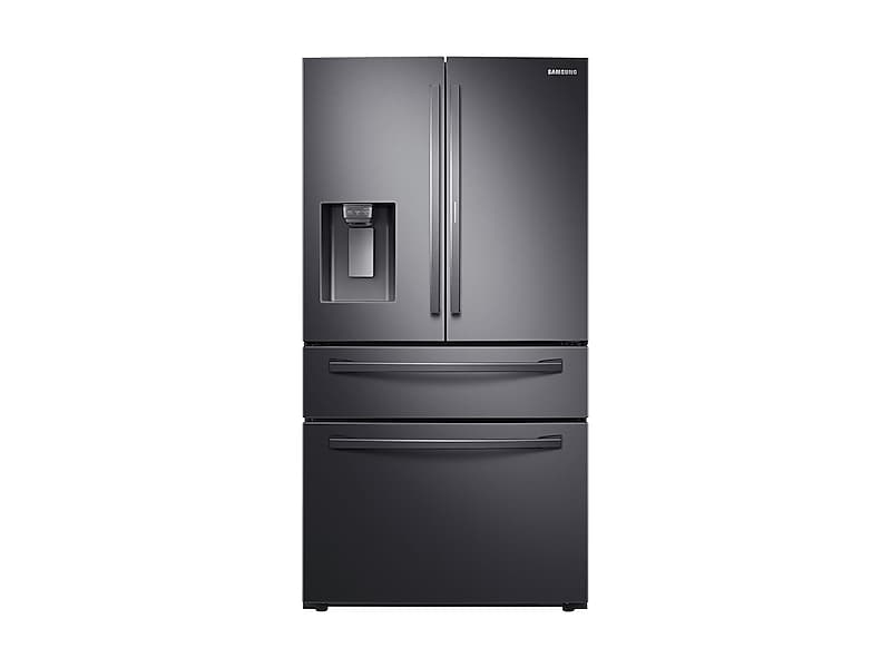 Samsung RF22R7351SG 22 Cu. Ft. Food Showcase Counter Depth 4-Door French Door Refrigerator In Black Stainless Steel