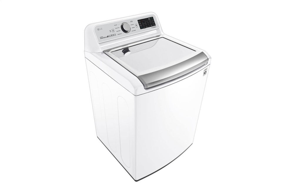 Lg WT7305CW 4.8 Cu. Ft. Mega Capacity Smart Wi-Fi Enabled Top Load Washer With Agitator And Turbowash3D&#8482; Technology