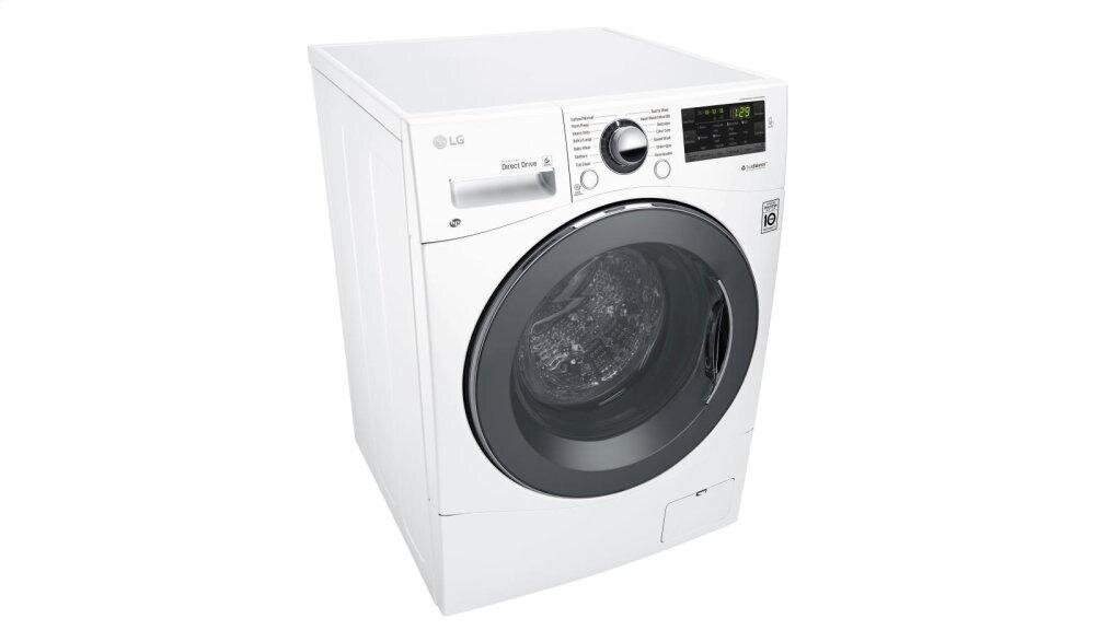 Lg WM1388HW 2.3 Cu. Ft. Capacity 24" Compact Front Load Washer W/ Nfc Tag On