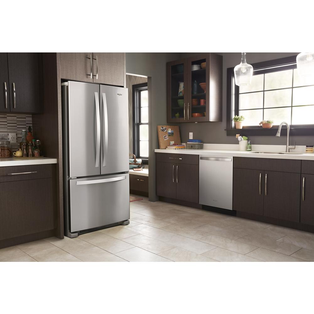 Whirlpool WRFF5333PZ 33-Inch Wide French Door Refrigerator - 22 Cu. Ft.