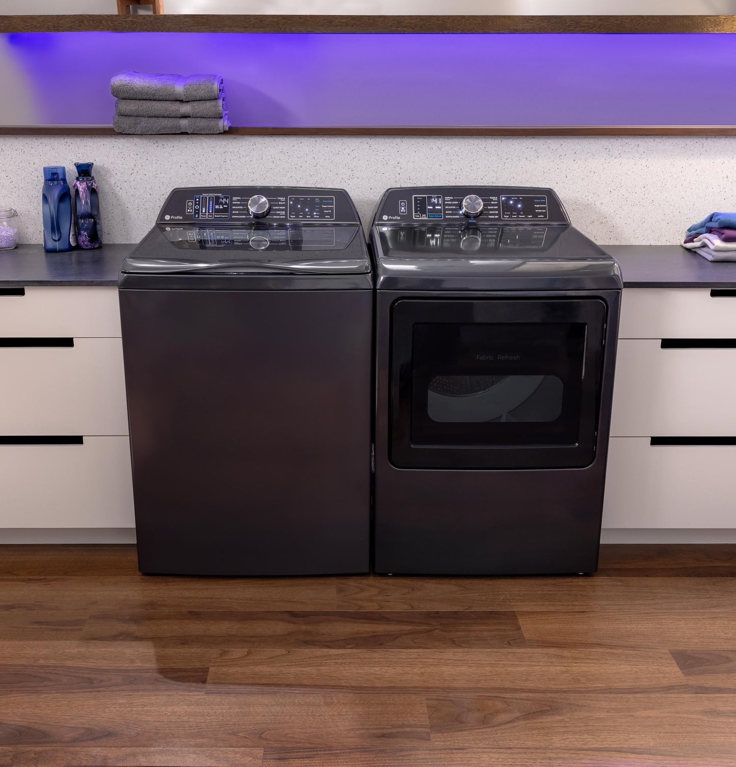 Ge Appliances PTW900BPTDG Ge Profile&#8482; 5.4 Cu. Ft. Capacity Washer With Smarter Wash Technology And Flexdispense&#8482;