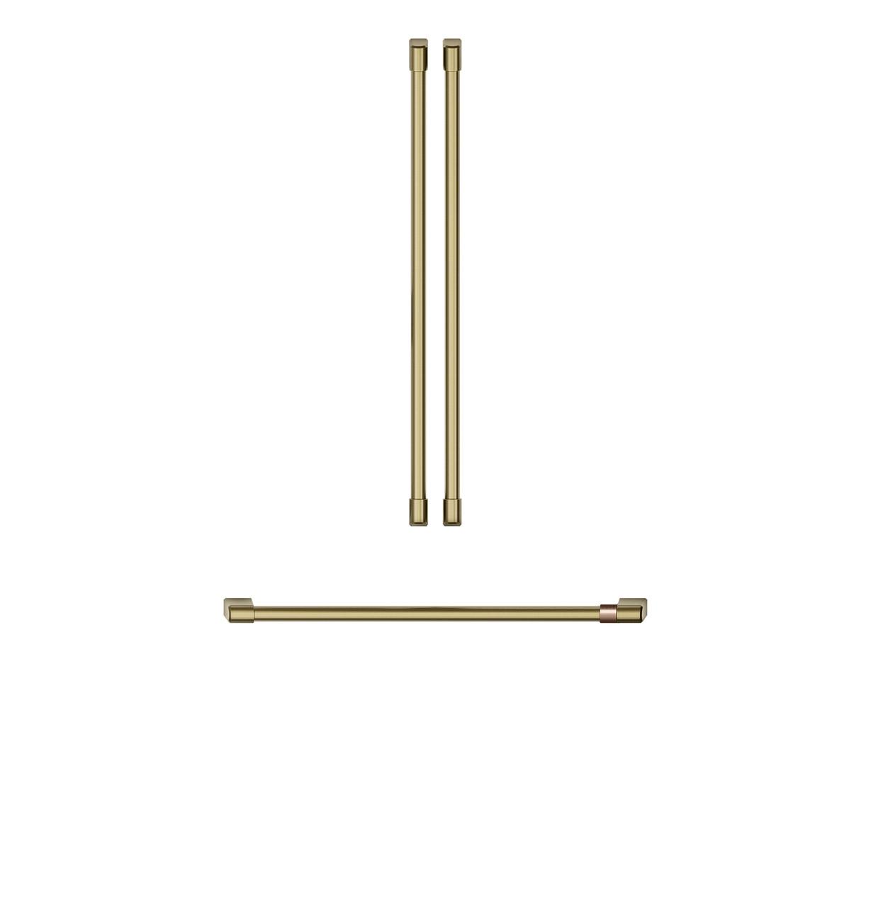 Cafe CXLB3H3PMCG Café&#8482; Refrigeration Handle Kit - Brushed Brass