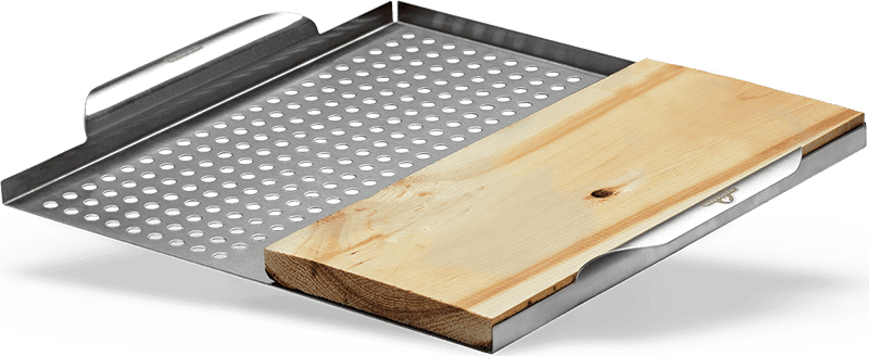 Napoleon Bbq 70026 Stainless Steel Multi-Functional Topper With Cedar Plank