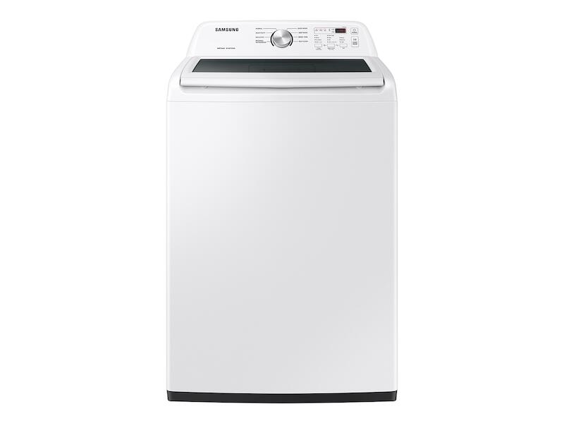 Samsung WA44A3205AW 4.4 Cu. Ft. Top Load Washer With Activewave&#8482; Agitator And Soft-Close Lid In White