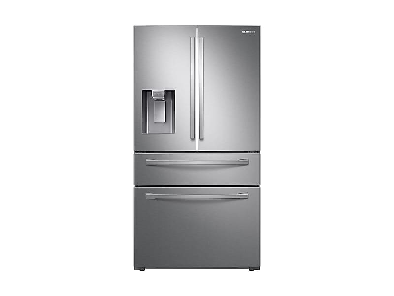 Samsung RF24R7201SR 23 Cu. Ft. Counter Depth 4-Door French Door Refrigerator With Flexzone™ Drawer In Stainless Steel