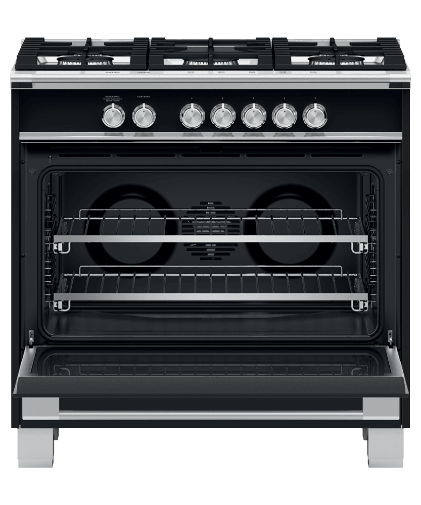 Fisher & Paykel OR36SCG4B1 Gas Range, 36", 5 Burners