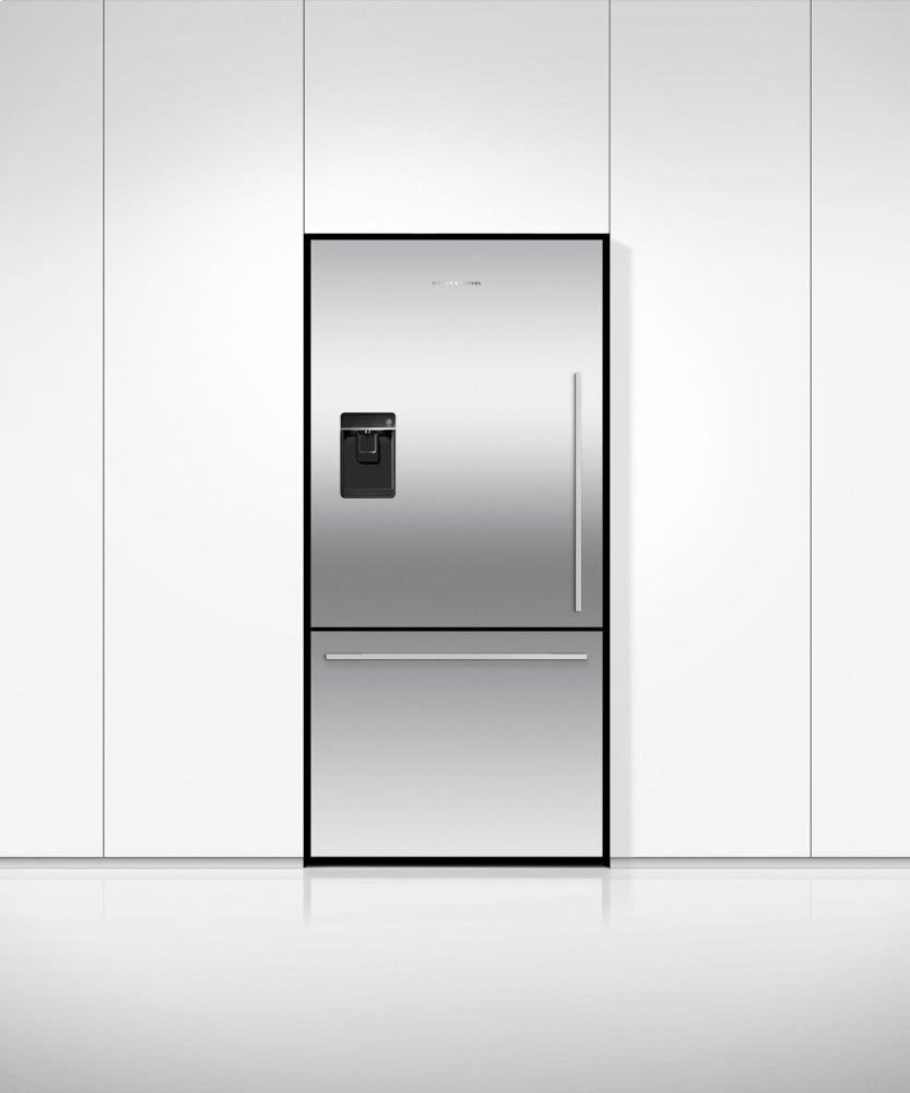 Fisher & Paykel RF170WDLUX5N Freestanding Refrigerator Freezer, 32", 17.5 Cu Ft, Ice & Water