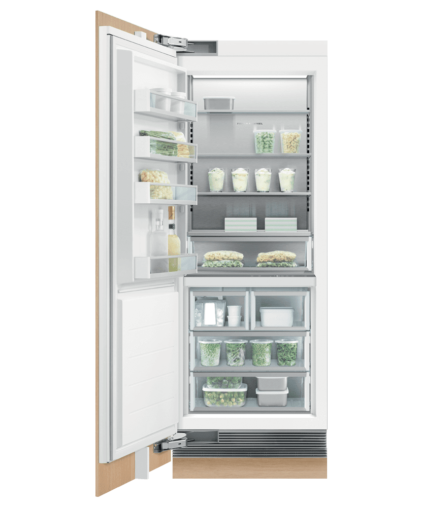 Fisher & Paykel RS3084FLJK1 Integrated Column Freezer, 30", Ice