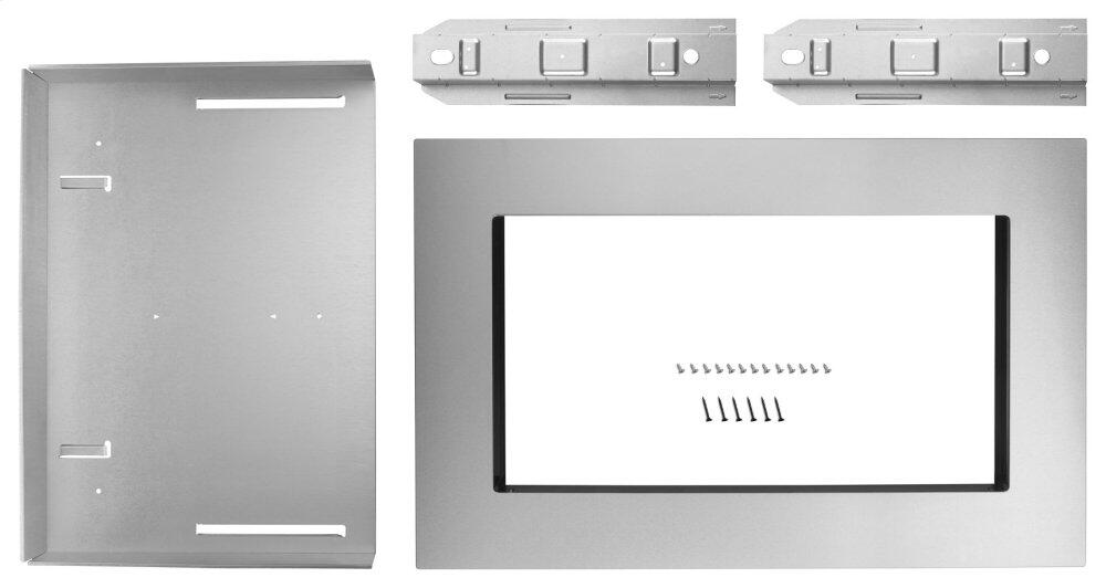 Kitchenaid MK2160AS 30 In. Microwave Trim Kit For 1.6 Cu. Ft. Countertop Microwave Oven - Stainless Steel