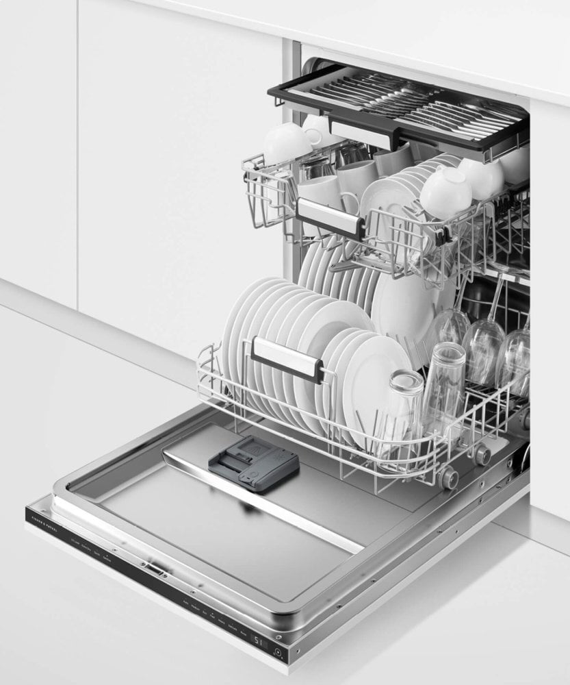 Fisher & Paykel DW24U6I1 Integrated Dishwasher, 24", Sanitize