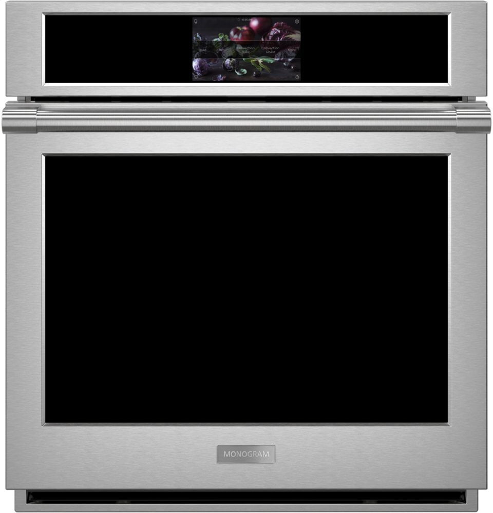 Monogram ZKS90DPSNSS Monogram 27" Smart Electric Convection Single Wall Oven Statement Collection