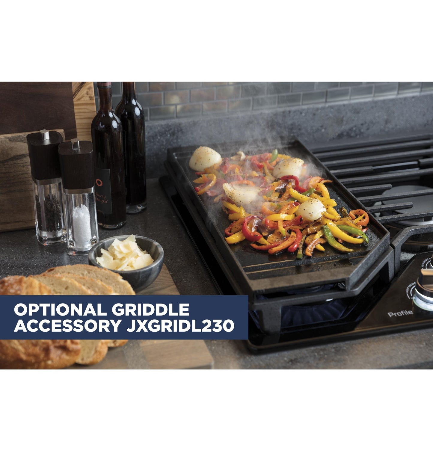 Ge Appliances JXGRIDL230 Optional 30" Cast Iron Griddle