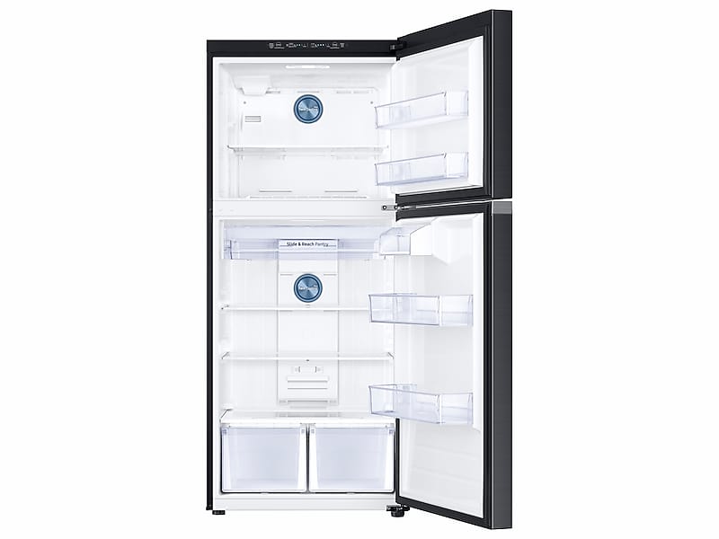 Samsung RT21M6213SG 21 Cu. Ft. Top Freezer Refrigerator With Flexzone&#8482; In Black Stainless Steel