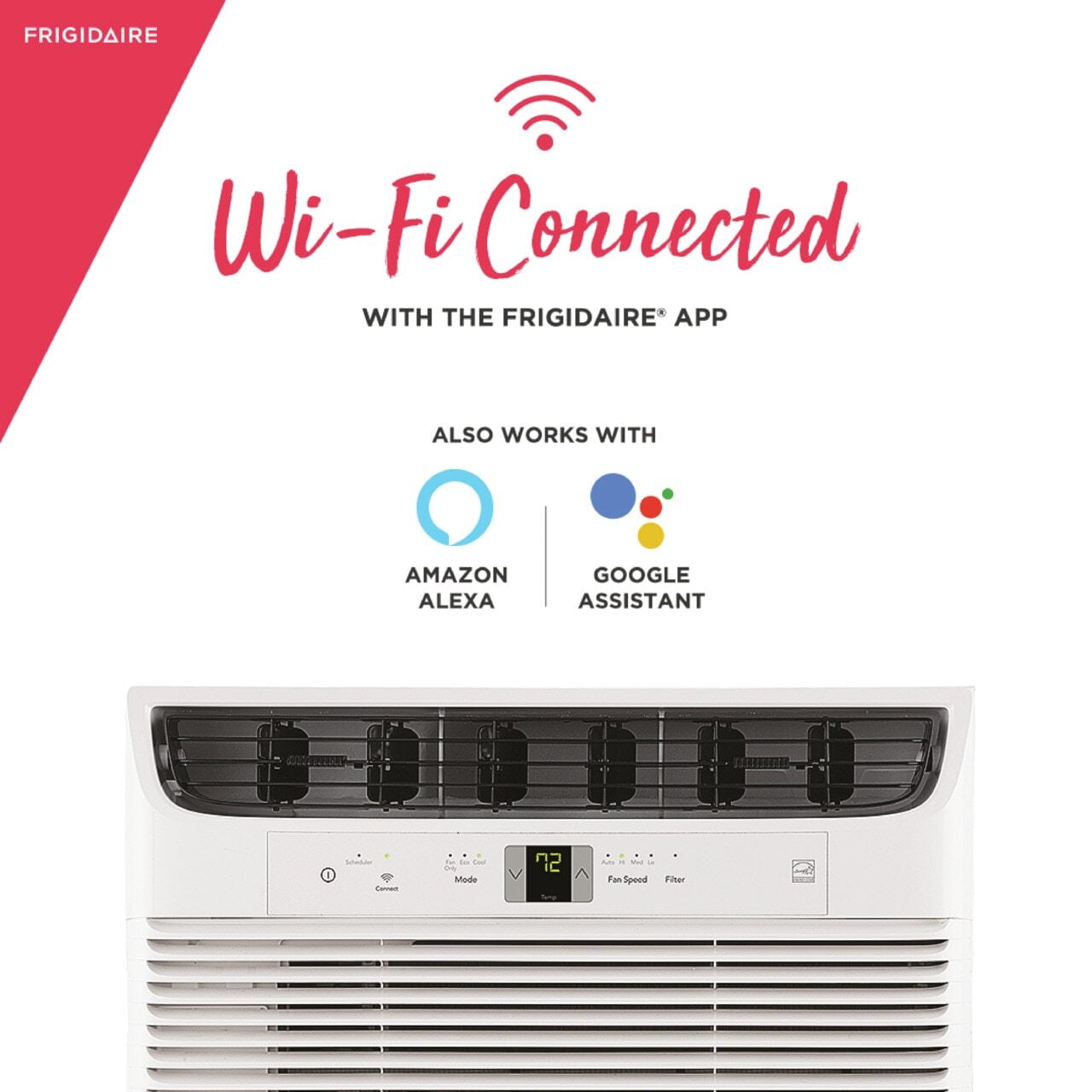 Frigidaire FHWW063WBE Frigidaire 6,000 Btu Connected Window-Mounted Room Air Conditioner