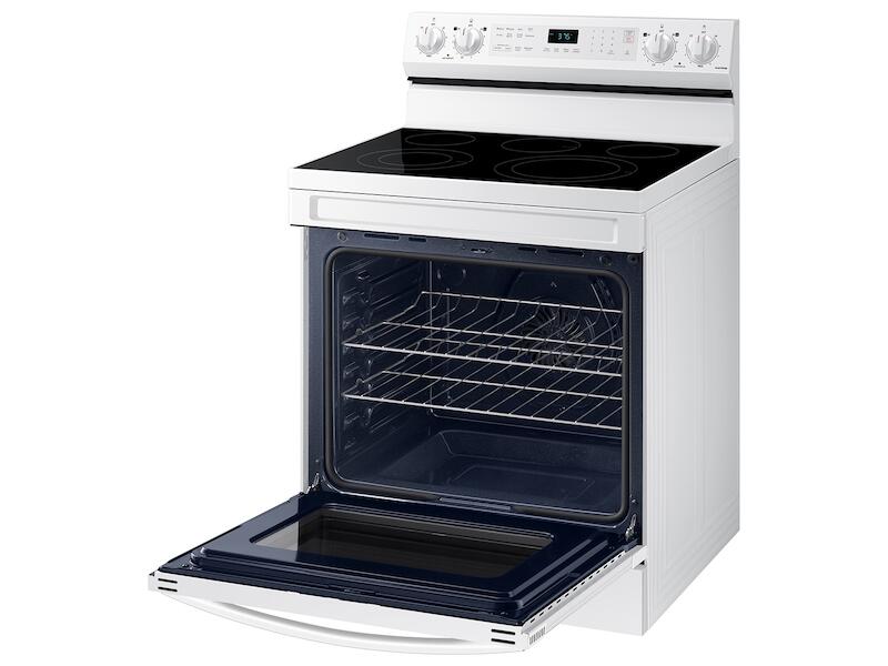 Samsung 6.3 cu. ft. Smart Wi-Fi Enabled Convection Electric Range with No  Preheat AirFry in Stainless Steel NE63A6511SS - The Home Depot