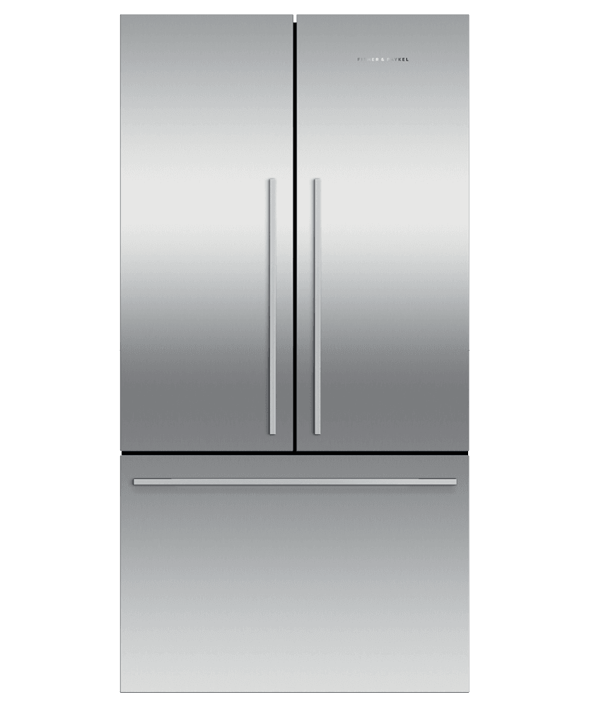 Fisher & Paykel RF201ADJSX5 Freestanding French Door Refrigerator Freezer, 36", 20.1 Cu Ft, Ice