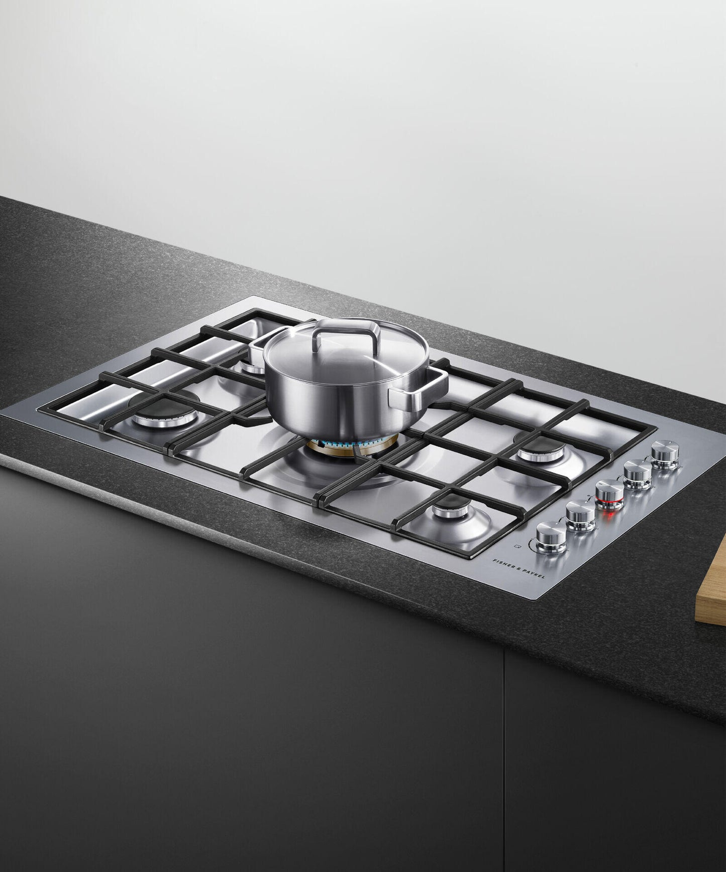 Fisher & Paykel CG365DLPRX2N Gas On Steel Cooktop, 36", Flush Fit, Lpg