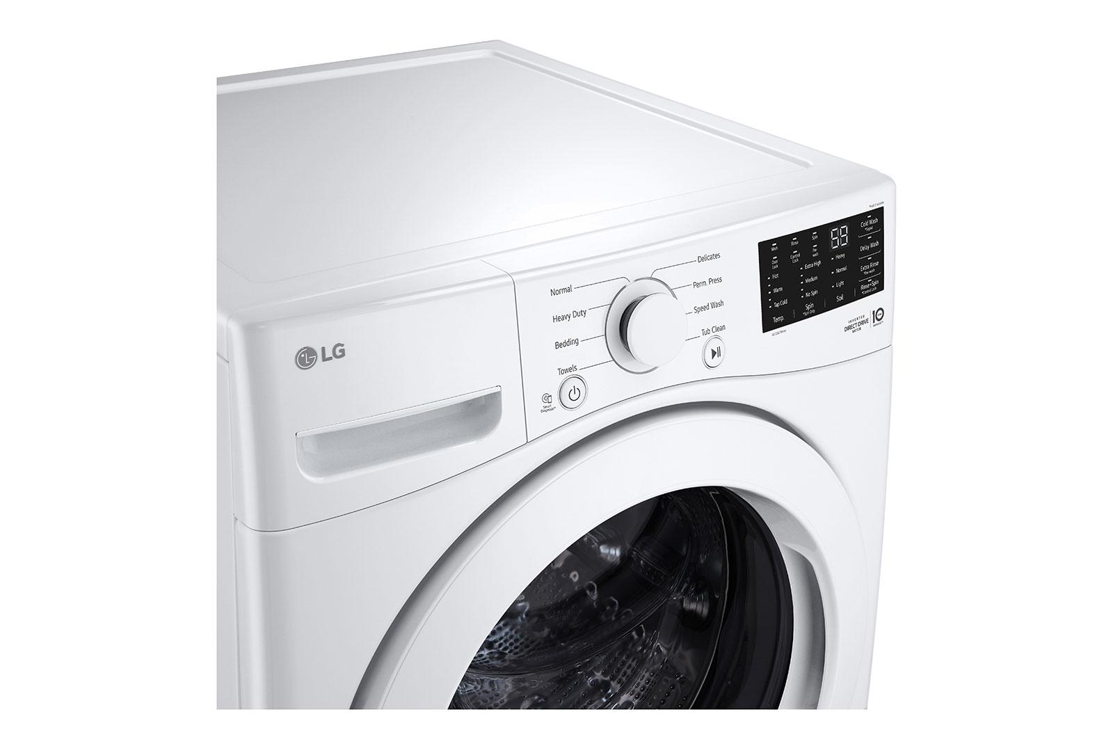 LG 27 in. 5.0 cu. ft. Stackable Front Load Washer with 6 Motion