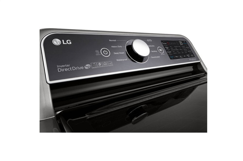 Lg WT7305CV 4.8 Cu. Ft. Mega Capacity Smart Wi-Fi Enabled Top Load Washer With Agitator And Turbowash3D&#8482; Technology