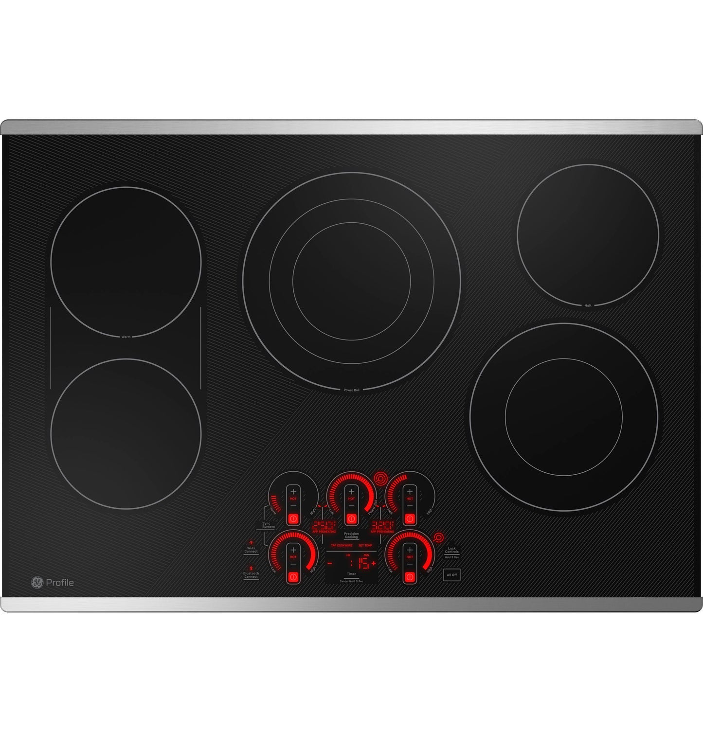 Ge Appliances PEP9030STSS Ge Profile&#8482; 30" Built-In Touch Control Electric Cooktop