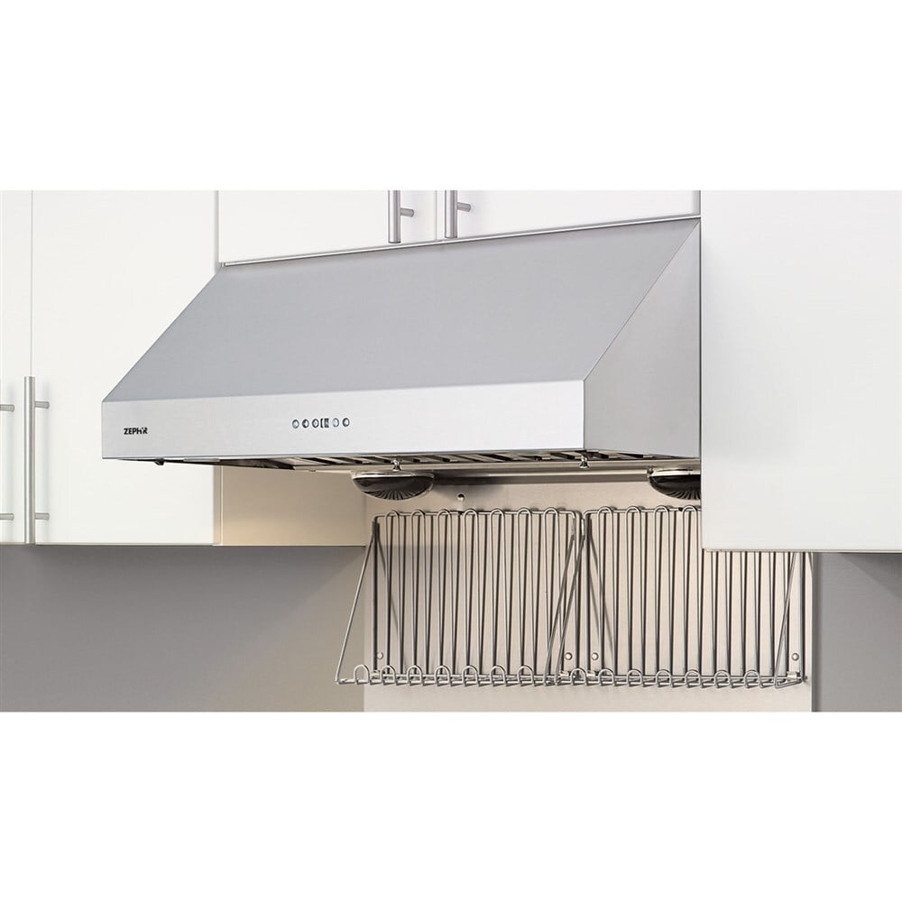 Zephyr AK7042BS 42" Tempest I Wall Hood With 650 Cfm Blower, 6 Speed Levels, Act