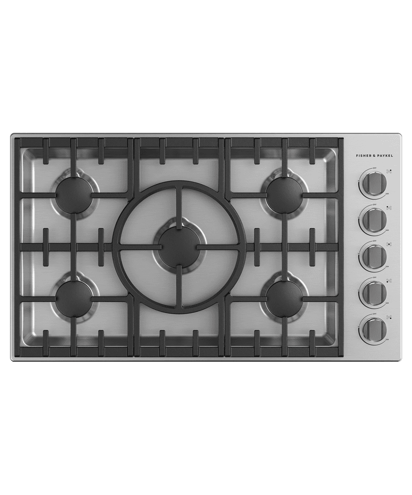 Fisher & Paykel CDV3365N Gas Cooktop, 36"