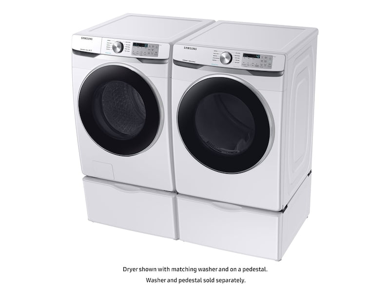 Samsung DVG45T6200W 7.5 Cu. Ft. Gas Dryer With Steam Sanitize+ In White