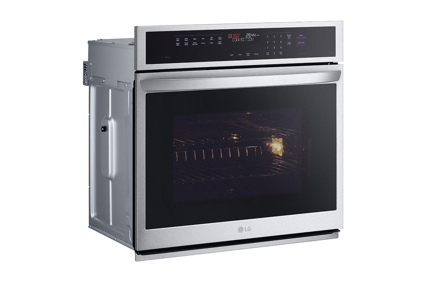 Lg WSEP4727F 4.7 Cu. Ft. Smart Wall Oven With Instaview®, True Convection, Air Fry, And Steam Sous Vide