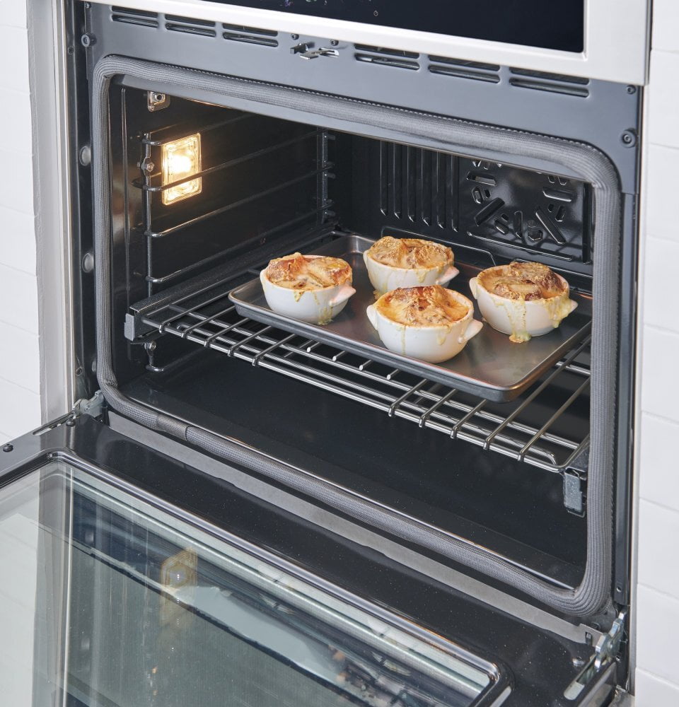 Monogram ZTS90DPSNSS Monogram 30" Smart Electric Convection Single Wall Oven Statement Collection