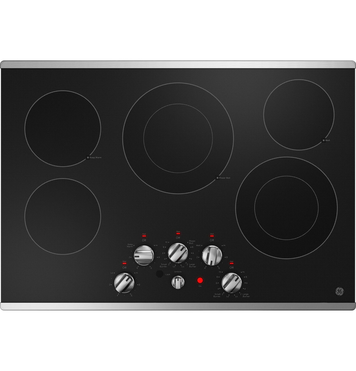 Ge Appliances JEP5030STSS Ge® 30" Built-In Knob Control Electric Cooktop