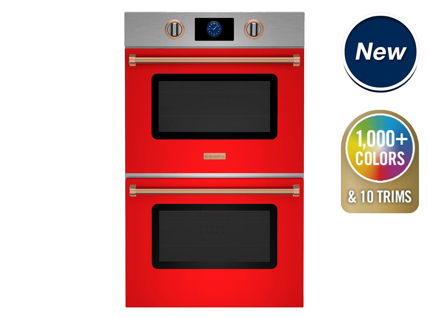 Bluestar BSDEWO30DDV3 30" Double Electric Wall Oven With Drop Down Doors