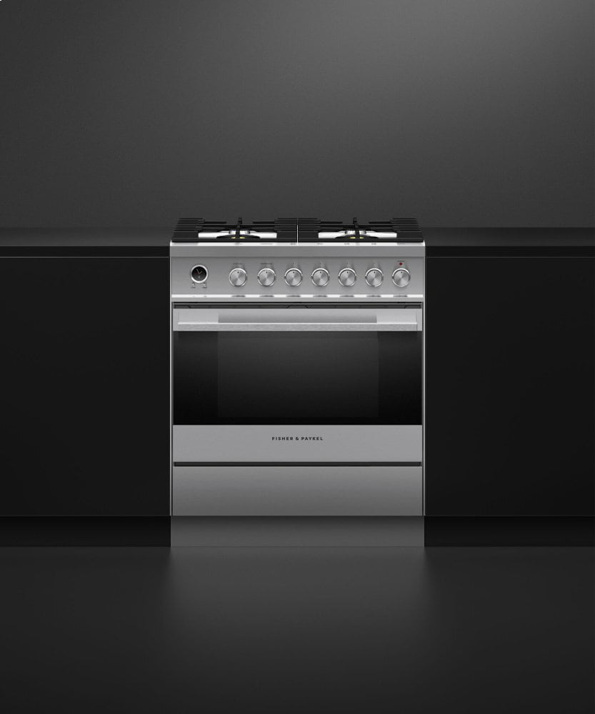 Fisher & Paykel OR30SDG6X1 Dual Fuel Range 30", Self-Cleaning