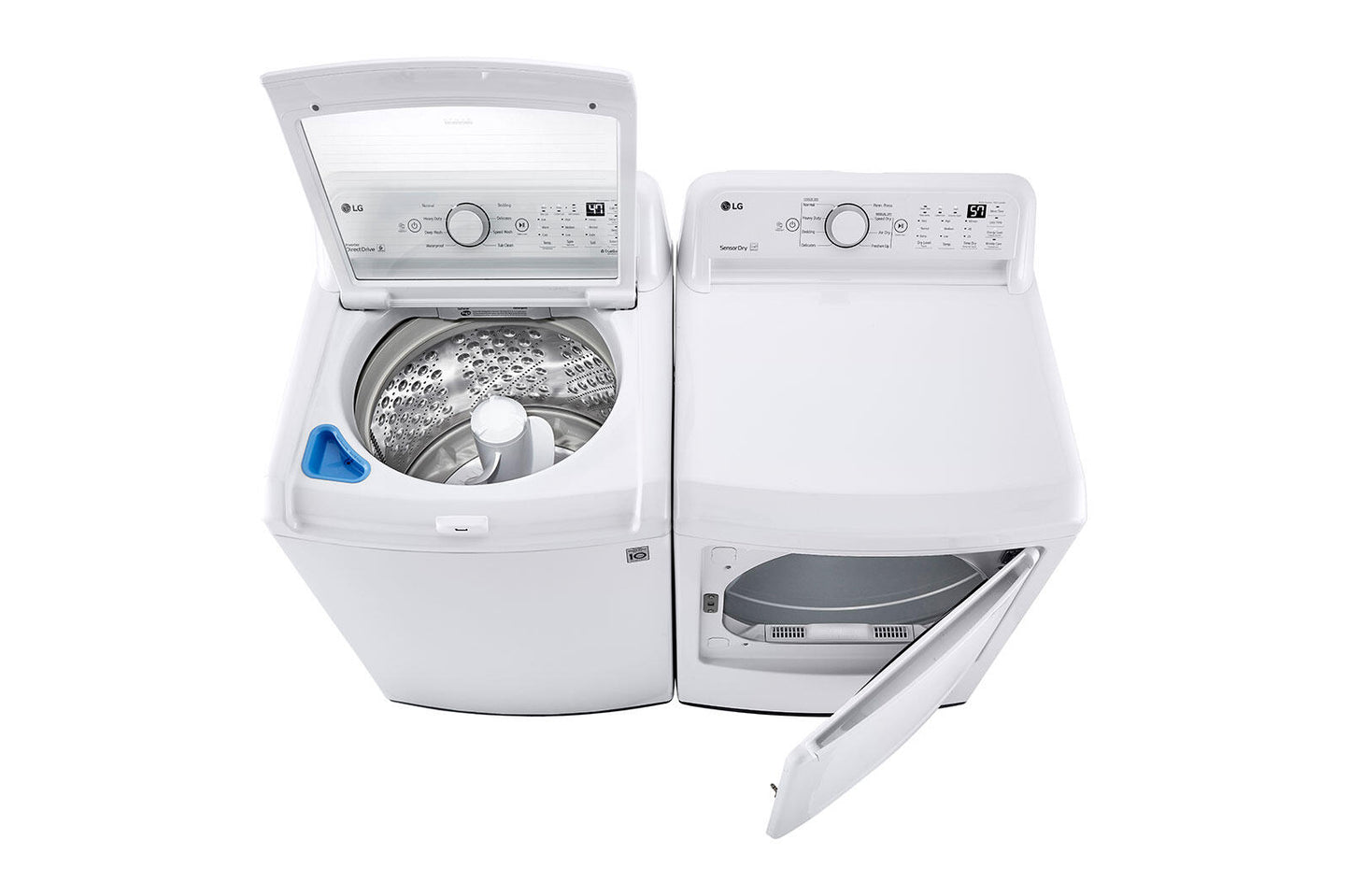 Lg DLE7000W 7.3 Cu. Ft. Ultra Large Capacity Top Load Electric Dryer With Sensor Dry Technology