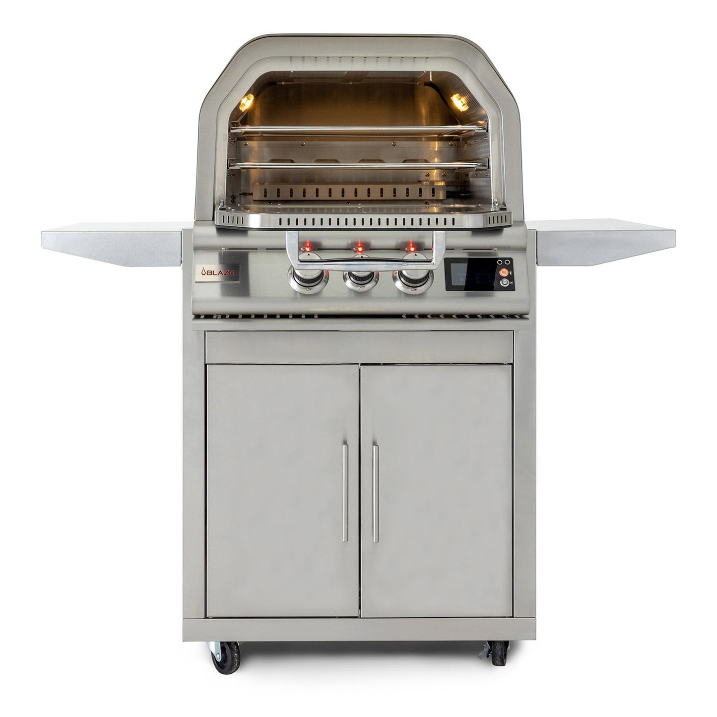 Blaze Grills BLZ26PZOVNNG Blaze 26-Inch Gas Outdoor Pizza Oven With Rotisserie, With Fuel Type - Natural Gas