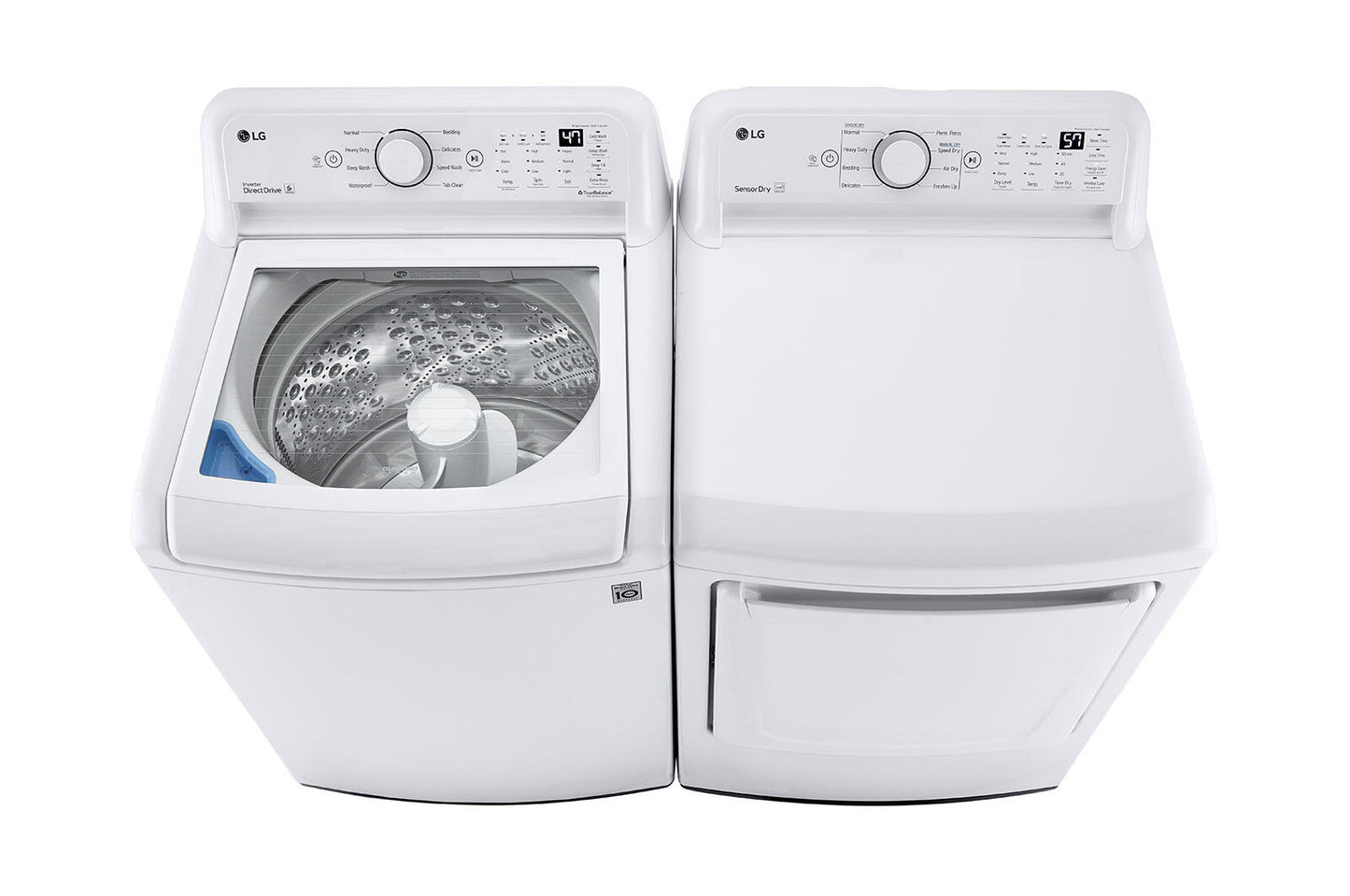 Lg DLE7000W 7.3 Cu. Ft. Ultra Large Capacity Top Load Electric Dryer With Sensor Dry Technology