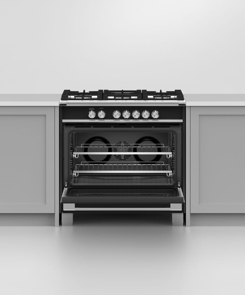 Fisher & Paykel OR36SCG4B1 Gas Range, 36", 5 Burners