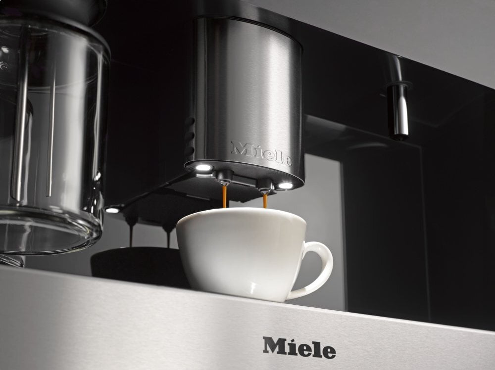 Miele CVA6401SS Built-In Coffee Machine With Bean-To Cup System And Onetouch For Two Prep. For Perfect Coffee Enjoyment.