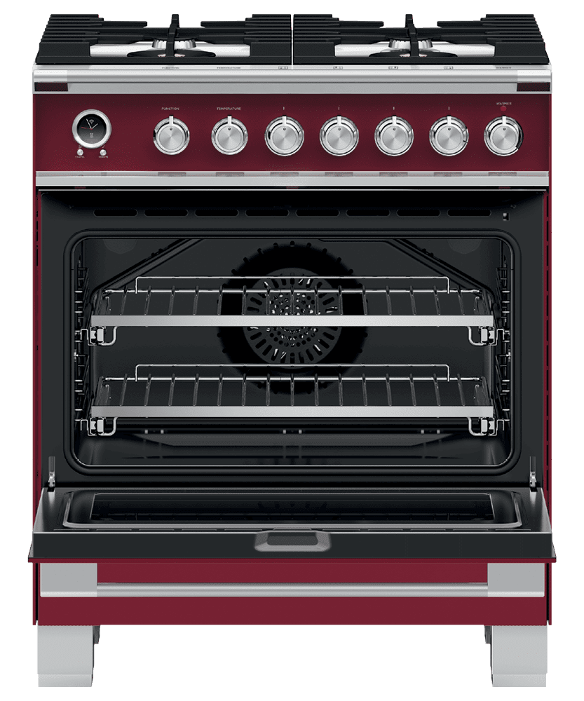 Fisher & Paykel OR30SCG6R1 Dual Fuel Range, 30", 4 Burners, Self-Cleaning