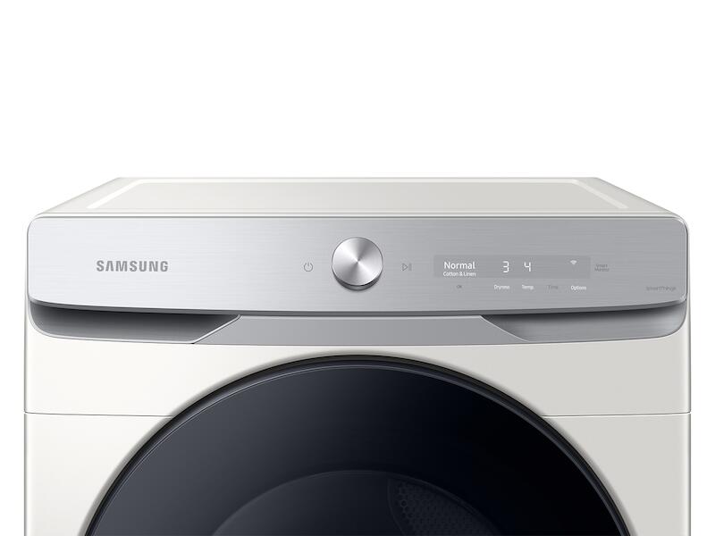 Samsung DVG50A8600E 7.5 Cu. Ft. Smart Dial Gas Dryer With Super Speed Dry In Ivory