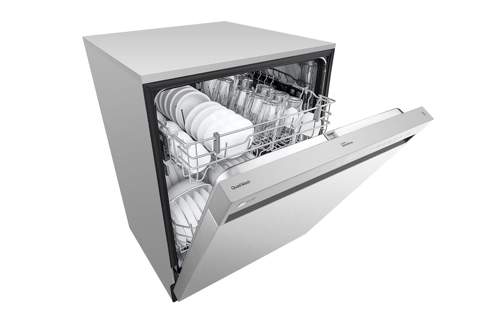 LG 24 Built in Dishwasher Front Control 50 Decibels in Stainless -  LDFN3432T